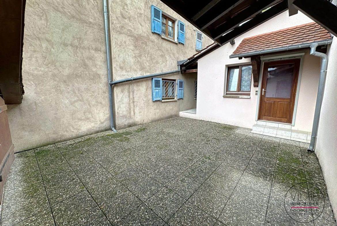 Bel appartement T2 de 43 m² à Obernai avec terrasse et cave 