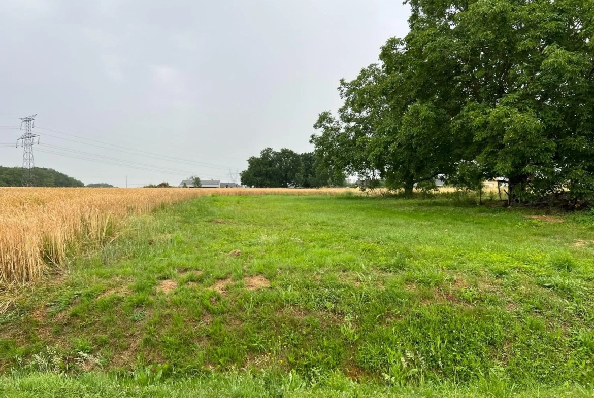 Terrain constructible à Corberon proche Beaune - 1085 m² sans contrainte 