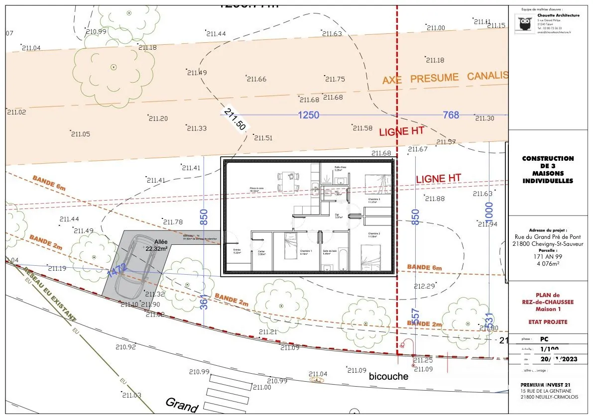 Terrain constructible de 1427 m² à Chevigny-Saint-Sauveur - Offre unique 