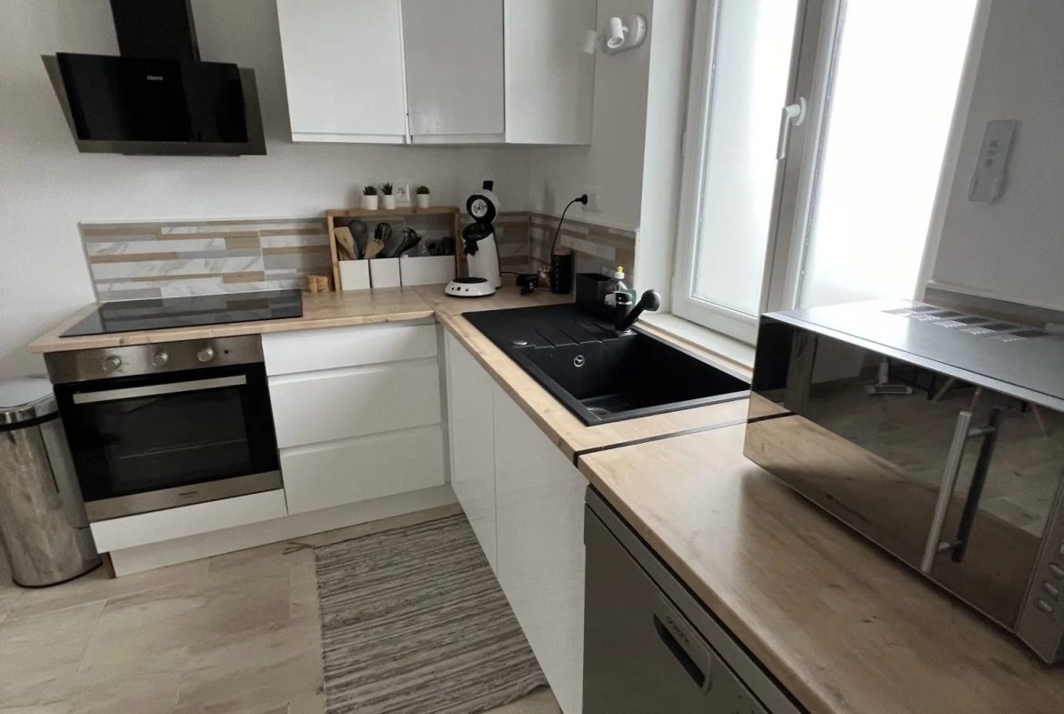 Maison ancienne divisée en 3 appartements avec jardin à Villemurlin 