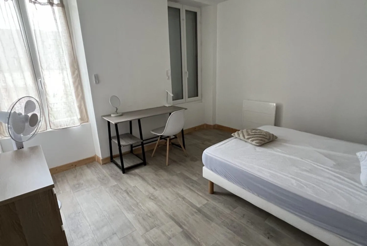 Maison ancienne divisée en 3 appartements avec jardin à Villemurlin 