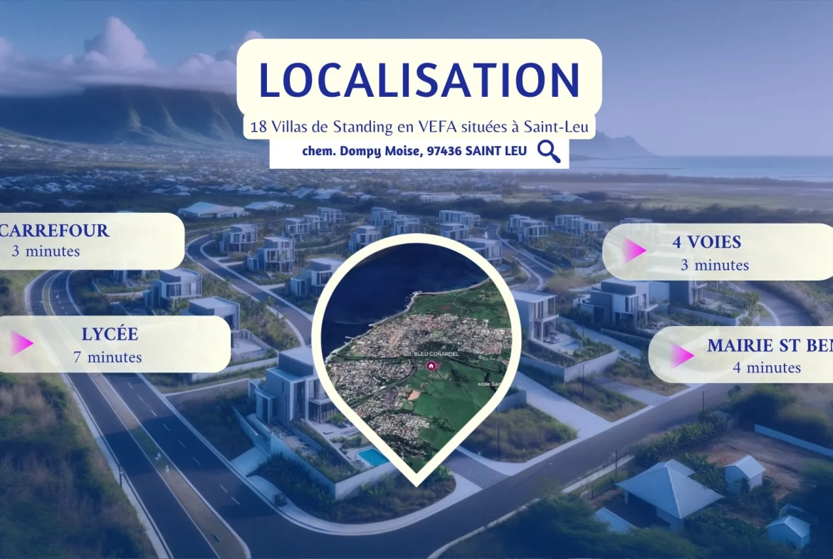 Terrain de 350 m² à Saint-Benoît, constructible et idéalement situé dans un cadre résidentiel calme 