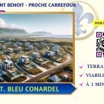 Terrain de 350 m² à Saint-Benoît, constructible et idéalement situé dans un cadre résidentiel calme