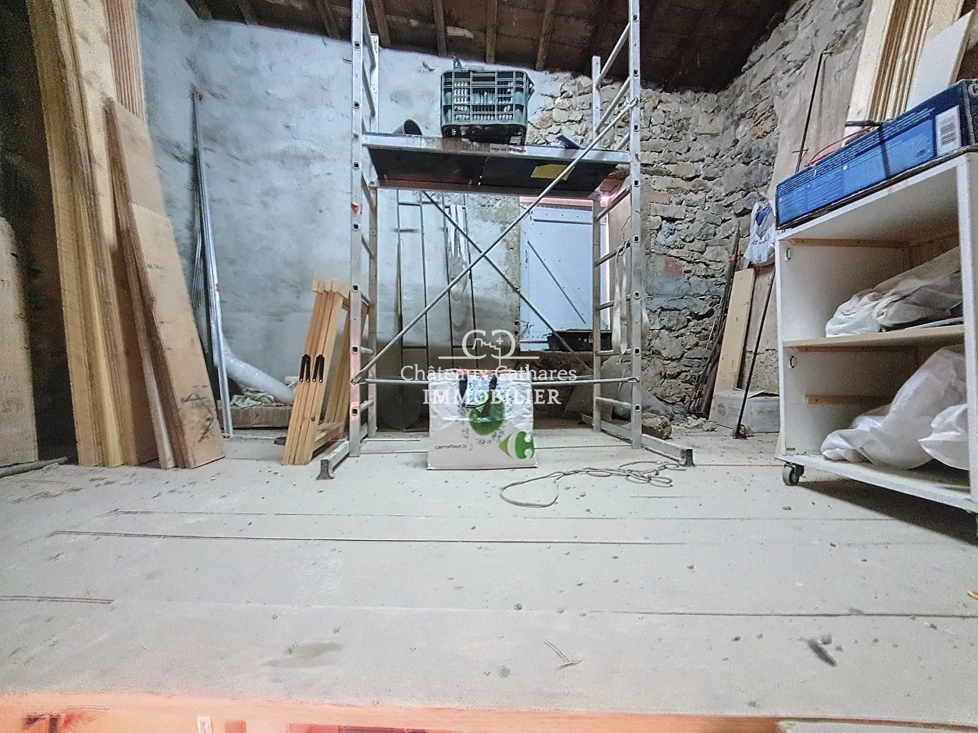 Maison de village ancienne avec remise à Lesquerde - 80 m² 