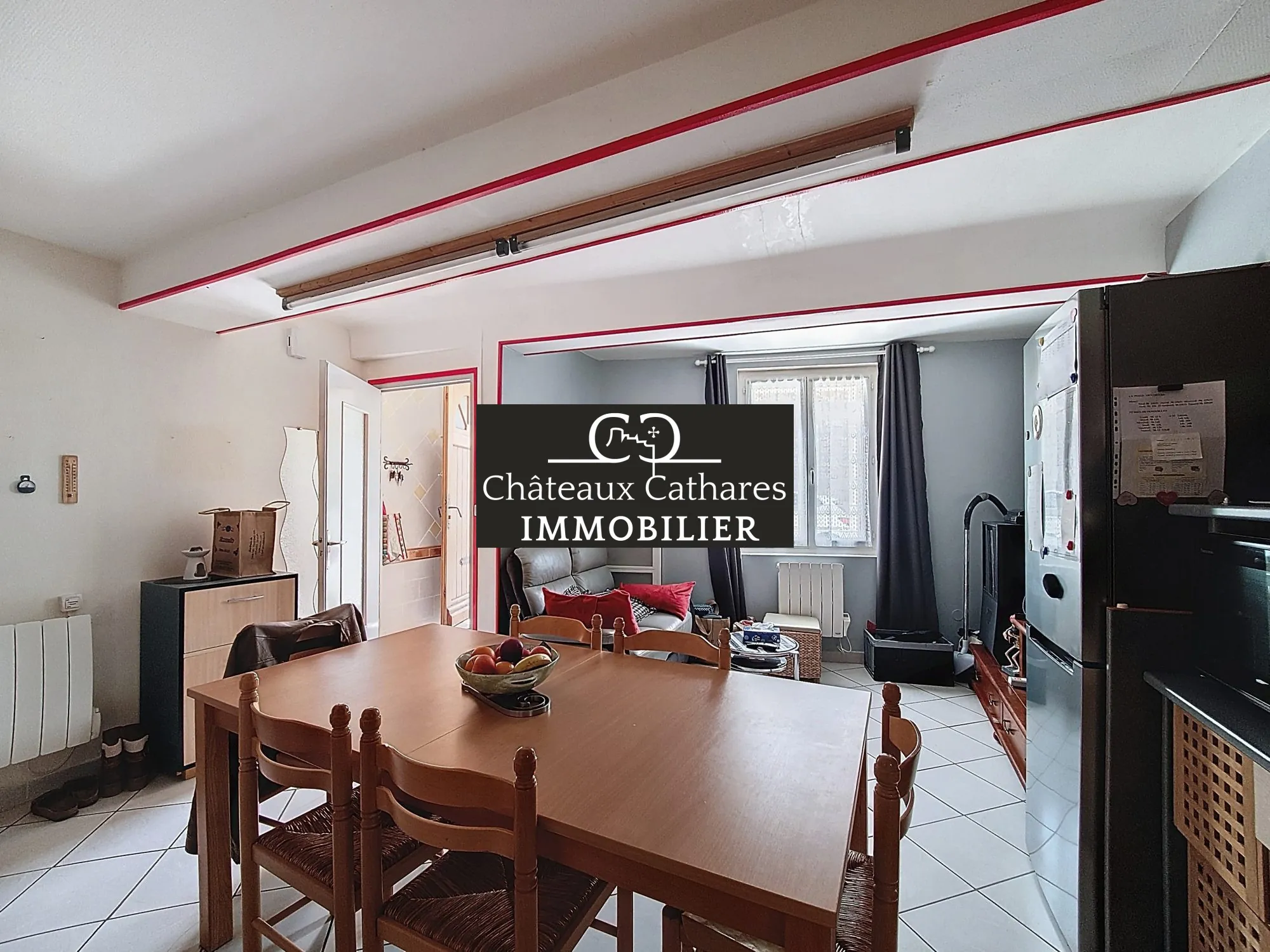 Maison de village ancienne avec remise à Lesquerde - 80 m² 