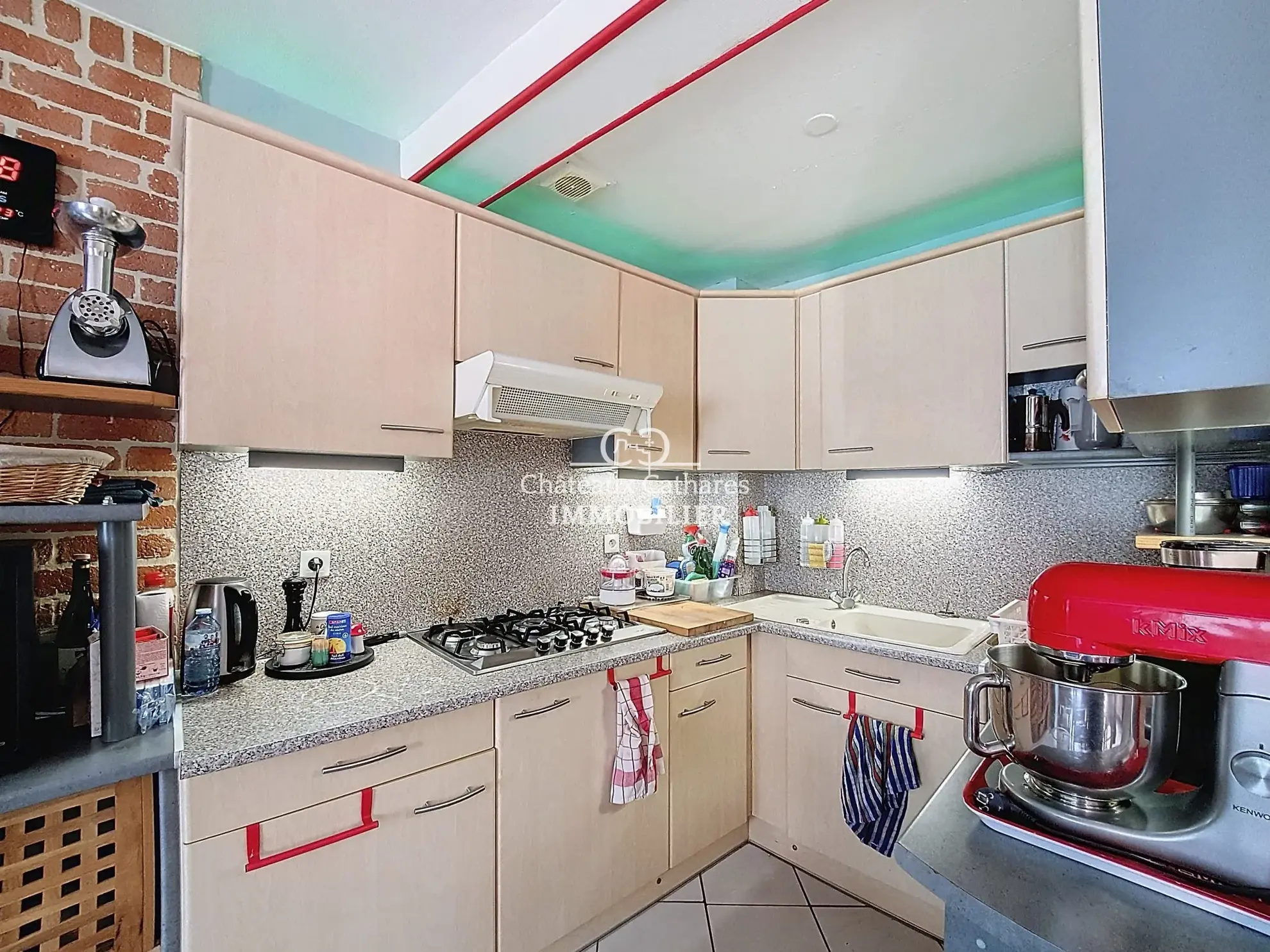 Maison de village ancienne avec remise à Lesquerde - 80 m² 
