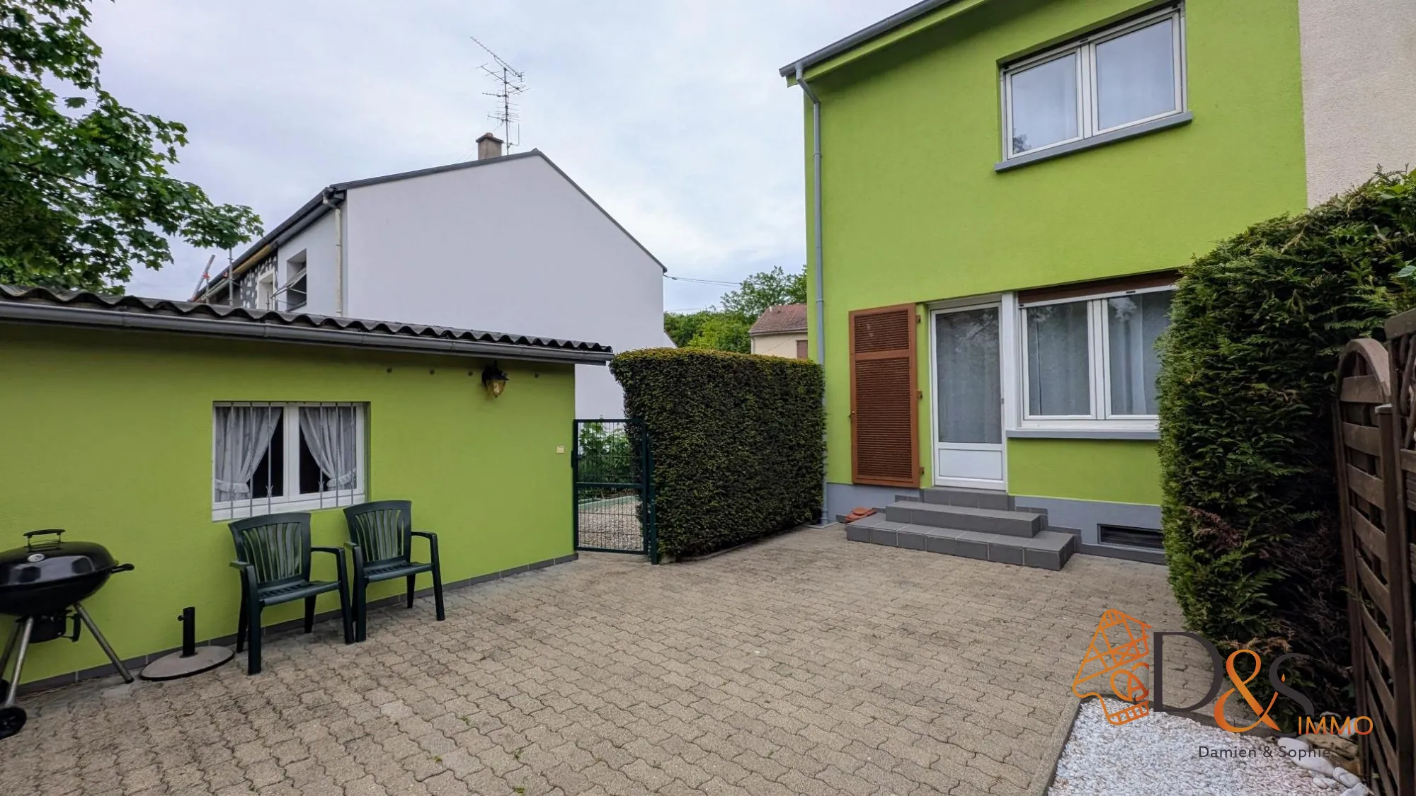 Maison mitoyenne 2 chambres à Mulhouse dans le quartier 'Barbanègre' 