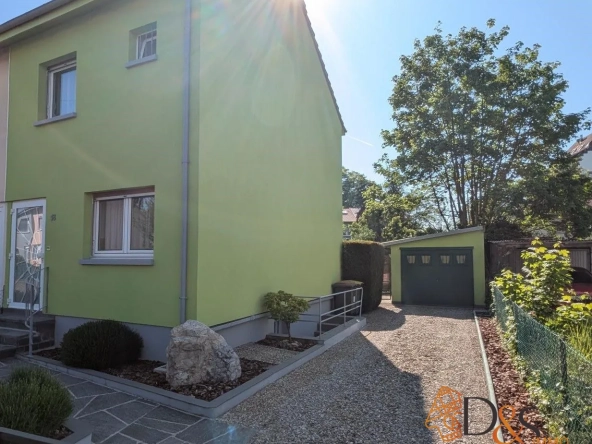 Maison mitoyenne 2 chambres à Mulhouse dans le quartier 'Barbanègre'