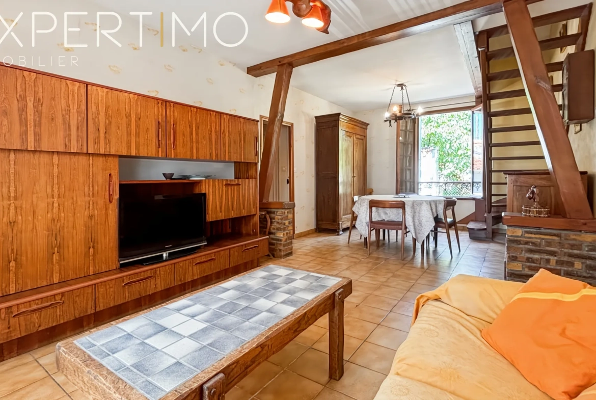 Maison 2 chambres avec jardin, garage et vie de plain-pied à Morigny-Champigny 