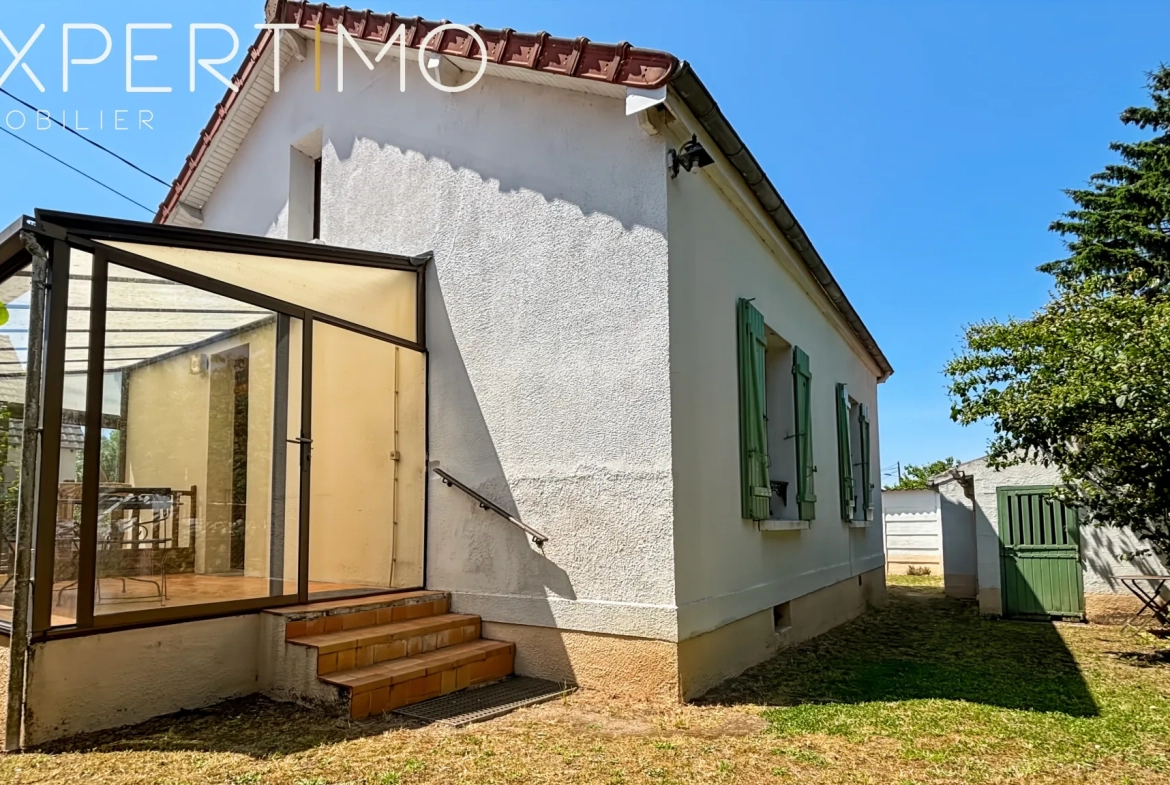 Maison 2 chambres avec jardin, garage et vie de plain-pied à Morigny-Champigny 