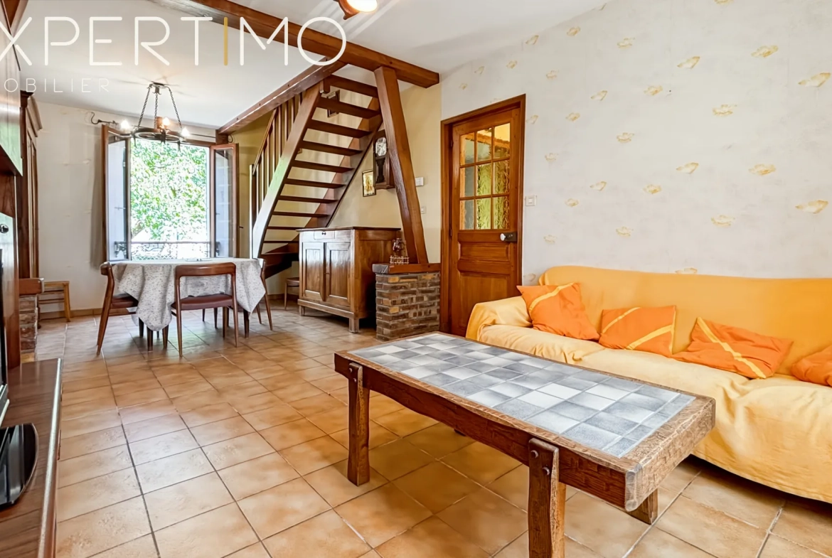 Maison 2 chambres avec jardin, garage et vie de plain-pied à Morigny-Champigny 