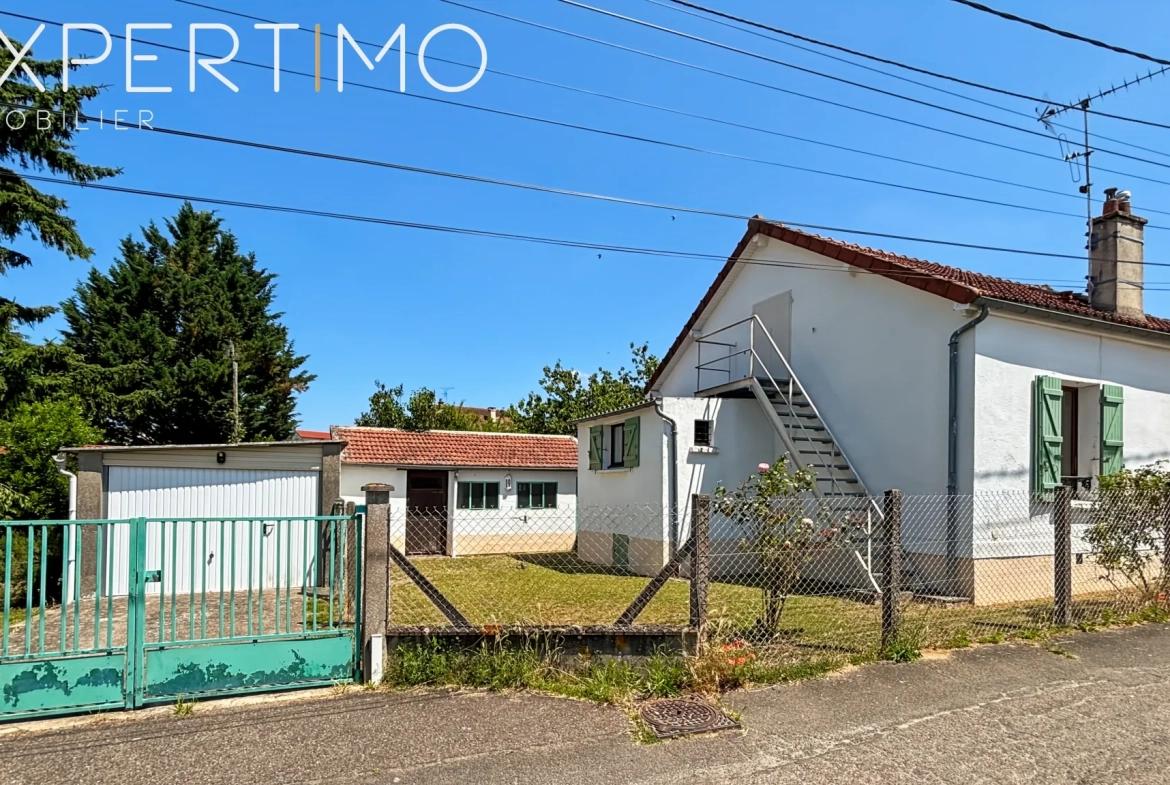 Maison 2 chambres avec jardin, garage et vie de plain-pied à Morigny-Champigny 