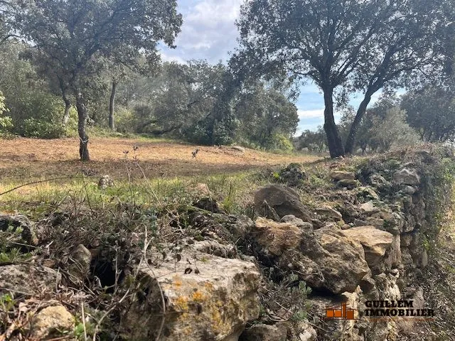 Terrain en zone naturelle avec vue dégagée à Grans 