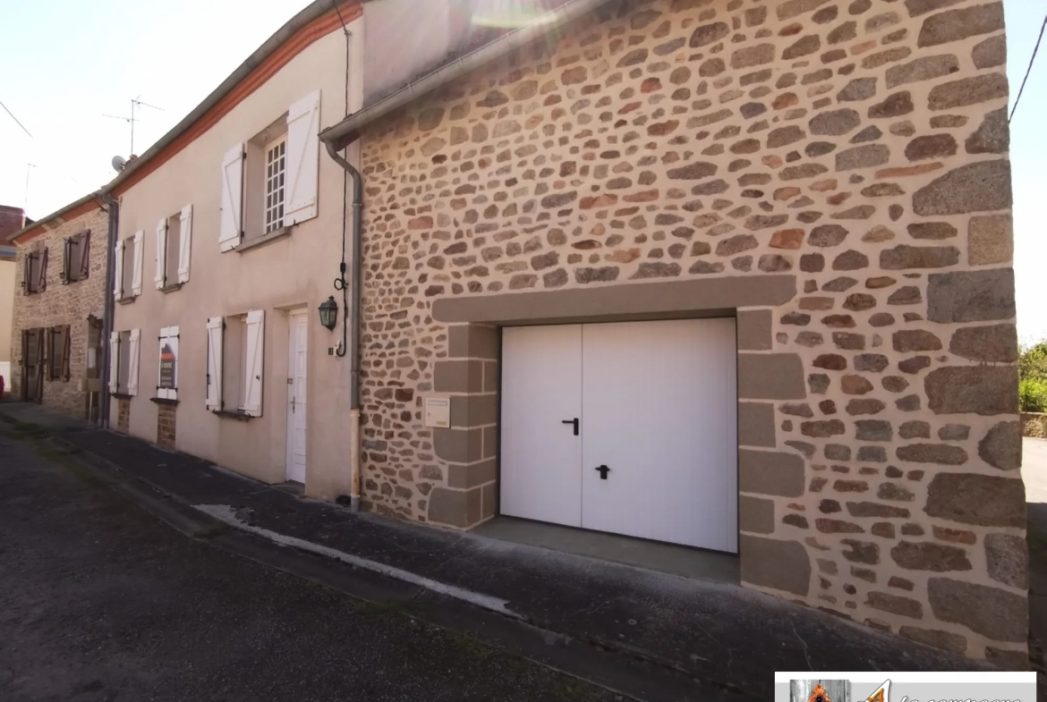 Charmante maison de village avec garage, jardin et cour à Sannat 
