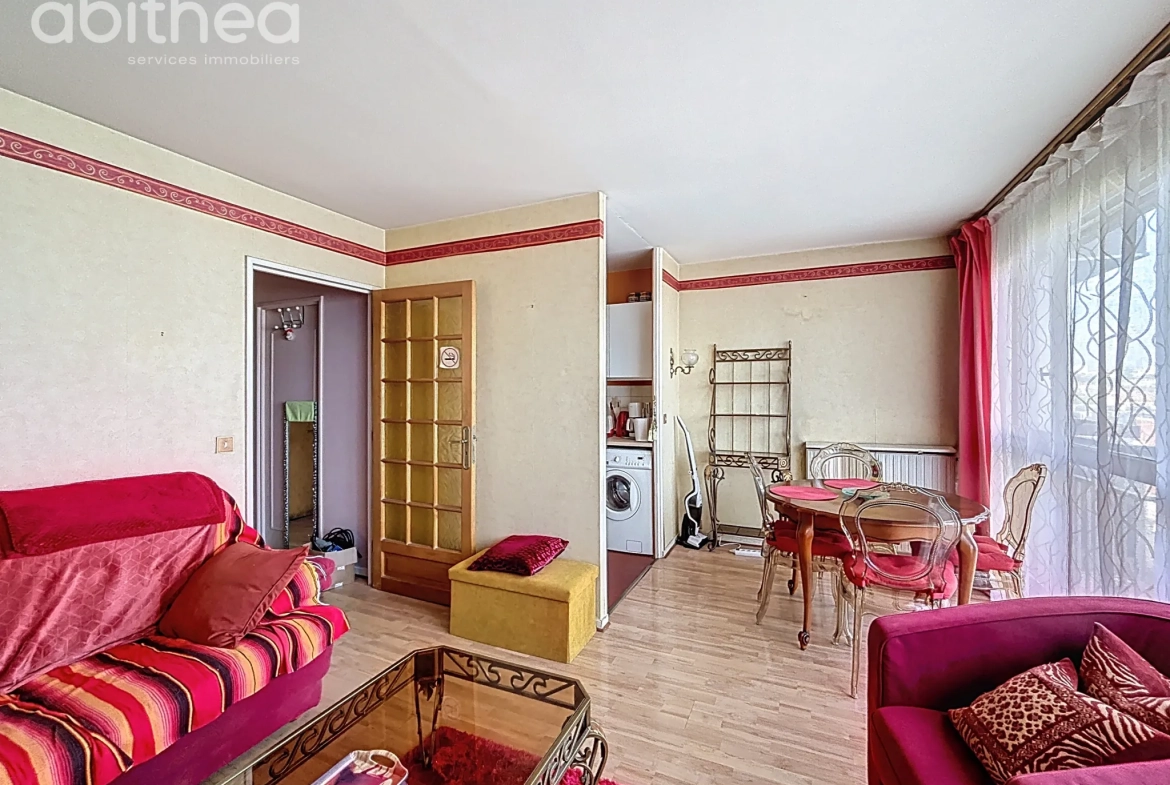 Appartement 3 pièces lumineux avec balcon et parking à Choisy-le-Roi 