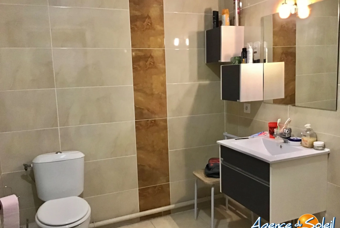 A vendre appartement T2 de 40 m² avec terrasse à Saint-Laurent-de-la-Salanque 