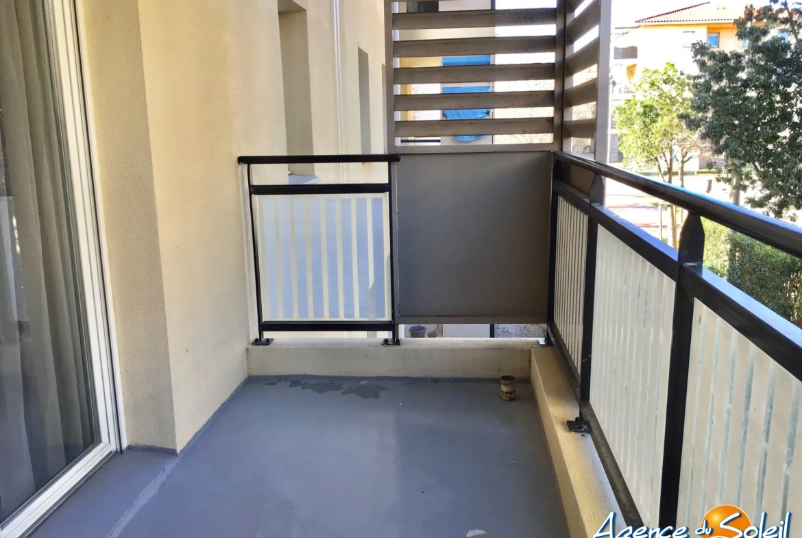 A vendre appartement T2 de 40 m² avec terrasse à Saint-Laurent-de-la-Salanque 