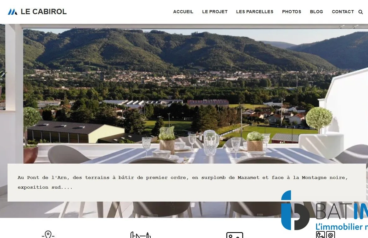 Terrain constructible avec vue panoramique à Pont-de-Larn, Tarn 