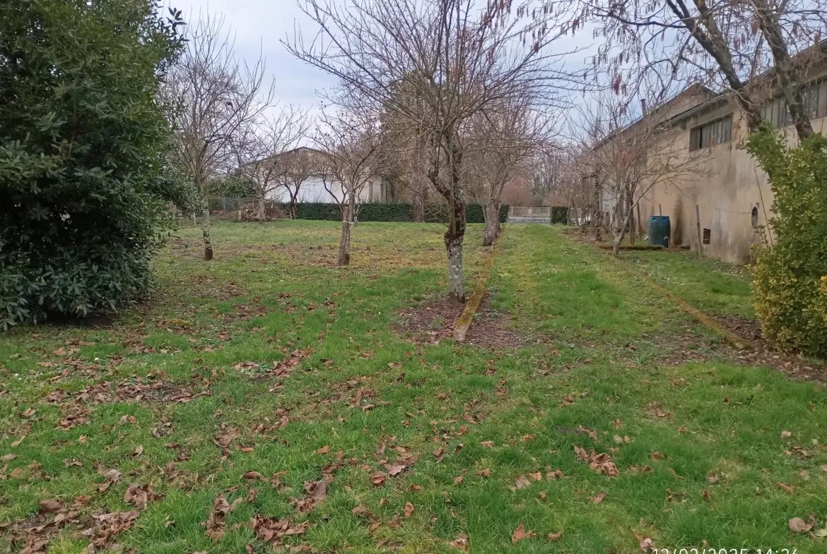 Terrain constructible de 1170 m² à Joussé avec cabane et arbres fruitiers 
