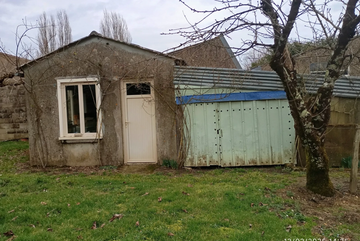 Terrain constructible de 1170 m² à Joussé avec cabane et arbres fruitiers 