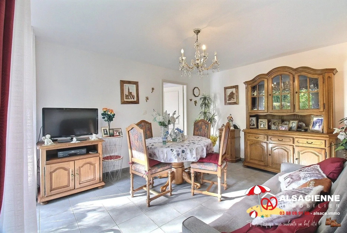 Appartement T2 à vendre à Obernai avec terrasse et parking – Investissement idéal 