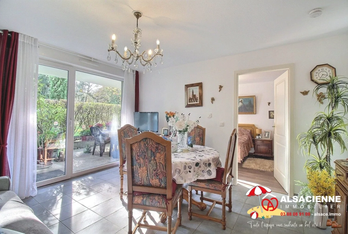 Appartement T2 à vendre à Obernai avec terrasse et parking – Investissement idéal 