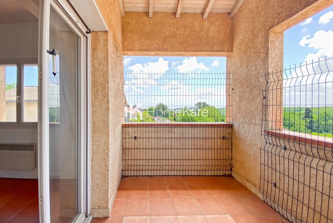 Appartement T4 à vendre à Pujaudran avec terrasse et vue dégagée 