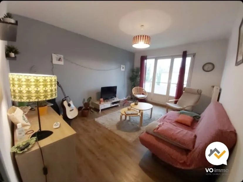 Appartement 2 pièces loué avec balcon à Illzach, proximité Mulhouse 