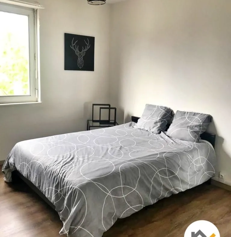 Appartement 2 pièces loué avec balcon à Illzach, proximité Mulhouse 