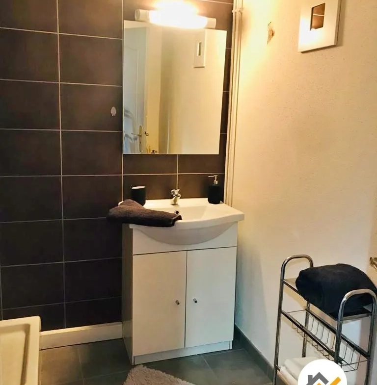 Appartement 2 pièces loué avec balcon à Illzach, proximité Mulhouse 