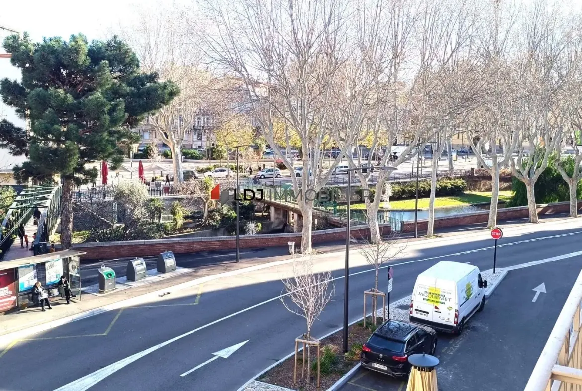 Appartement lumineux de 100 m² à Perpignan près du Castillet 