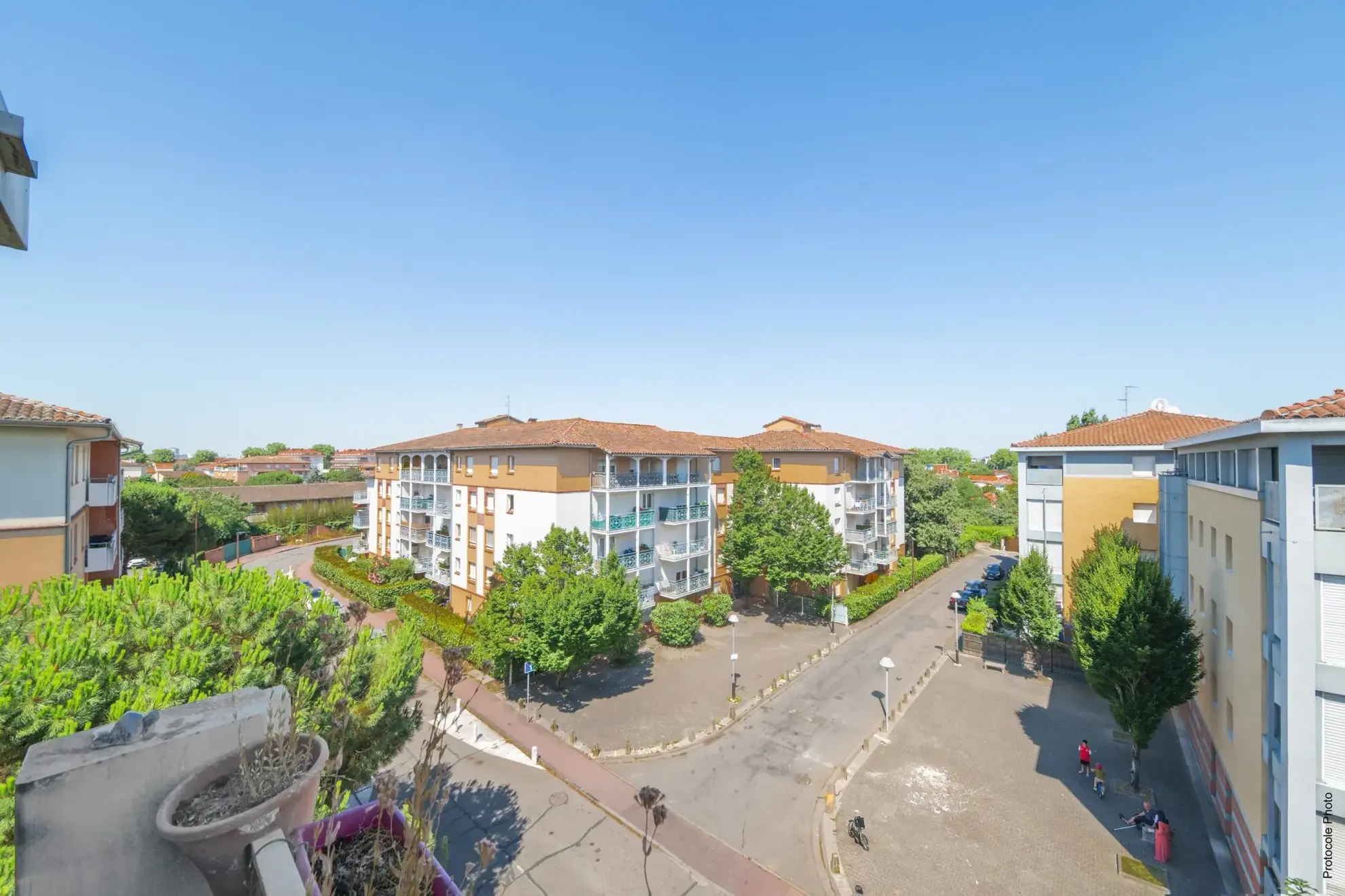 Appartement T3 meublé à Toulouse, dernier étage, balcon et parking 