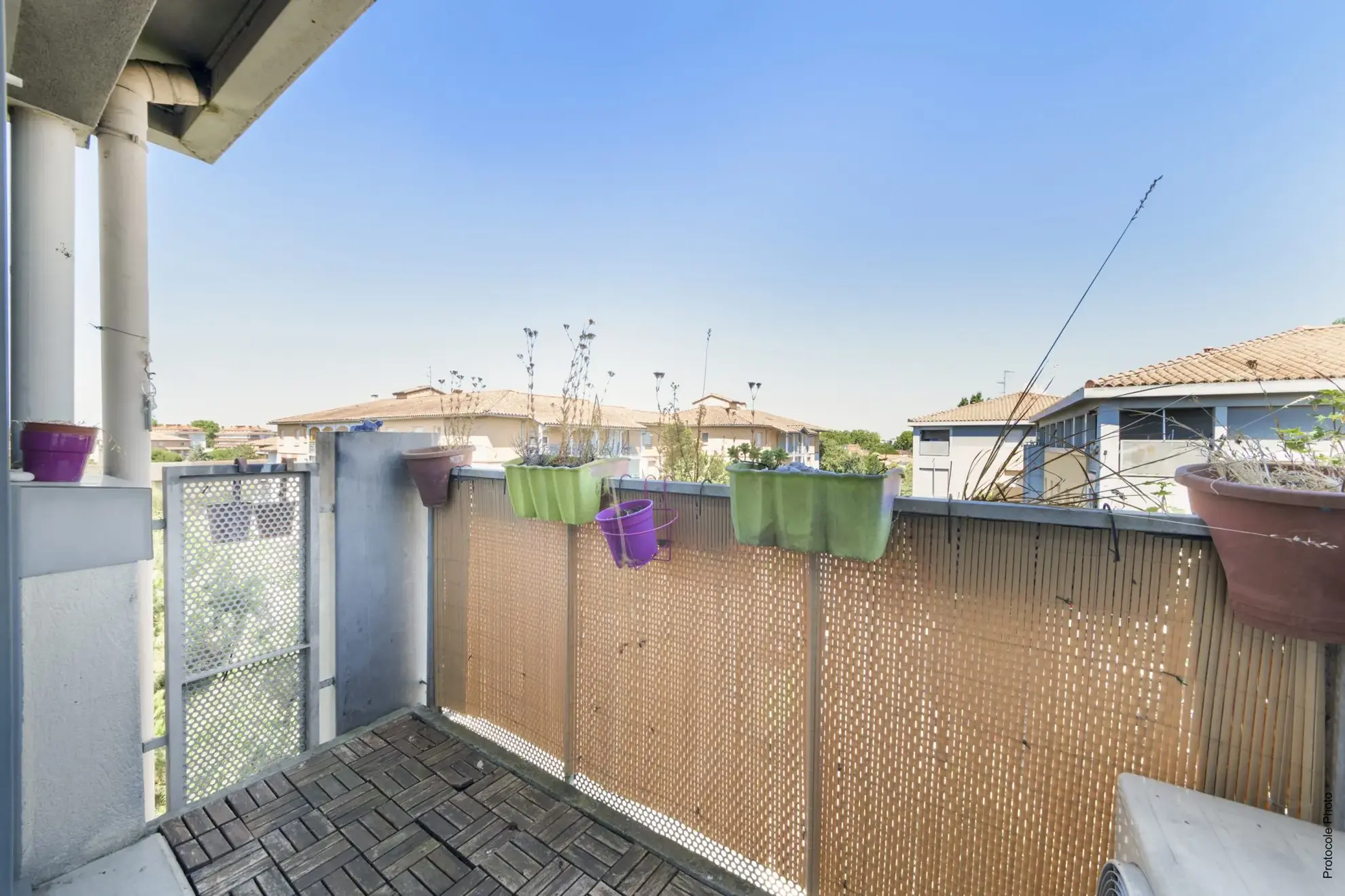 Appartement T3 meublé à Toulouse, dernier étage, balcon et parking 