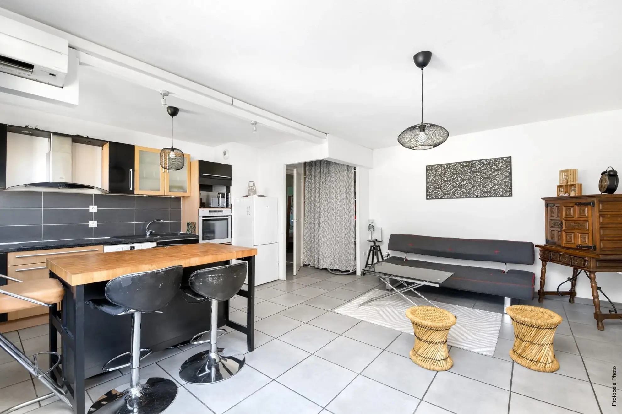 Appartement T3 meublé à Toulouse, dernier étage, balcon et parking 