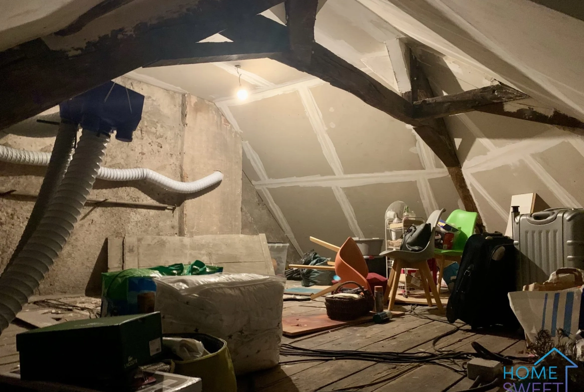 Immeuble de rapport à Sandillon avec local commercial et appartement loué 