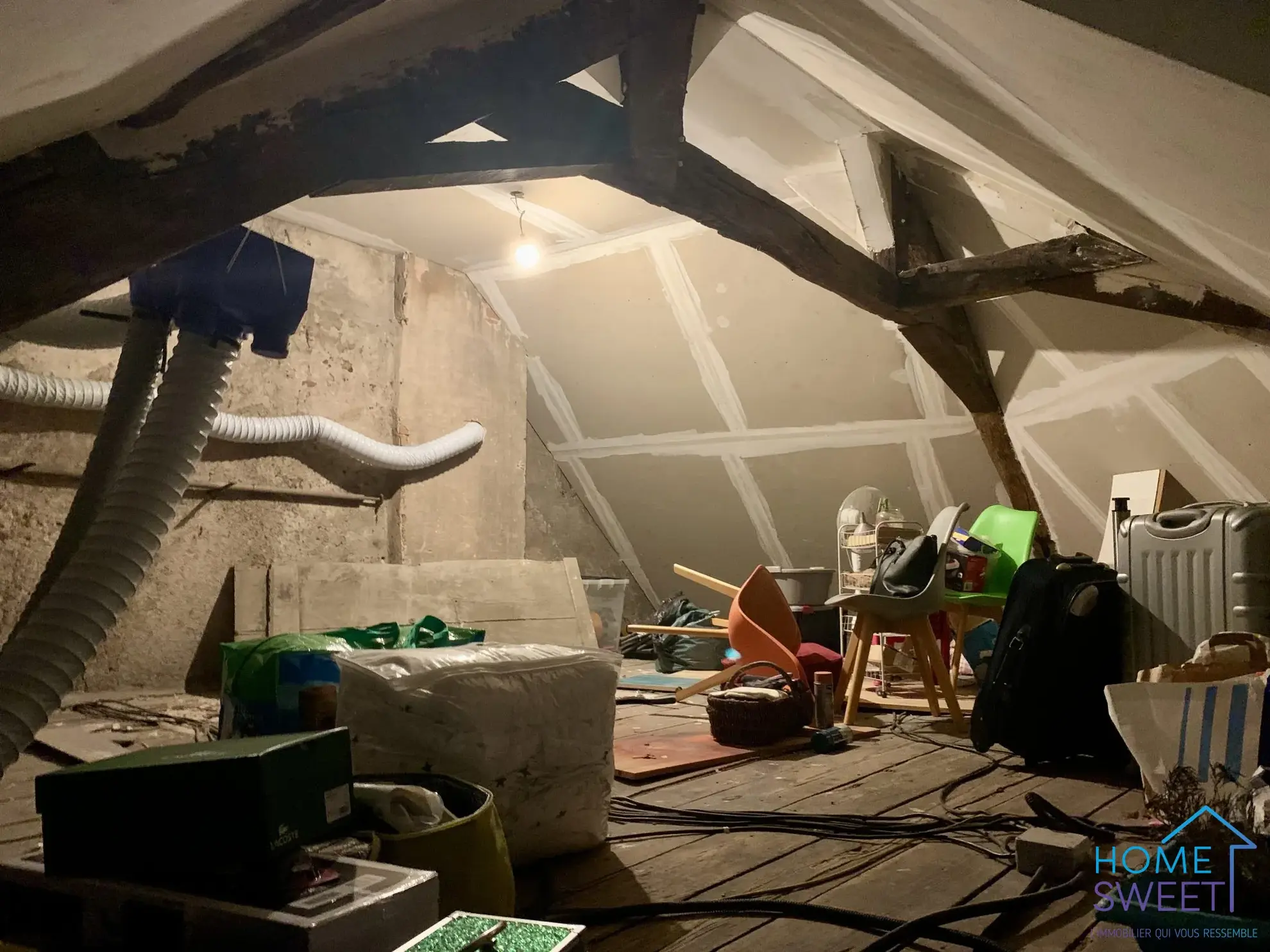 Immeuble de rapport à Sandillon avec local commercial et appartement loué 