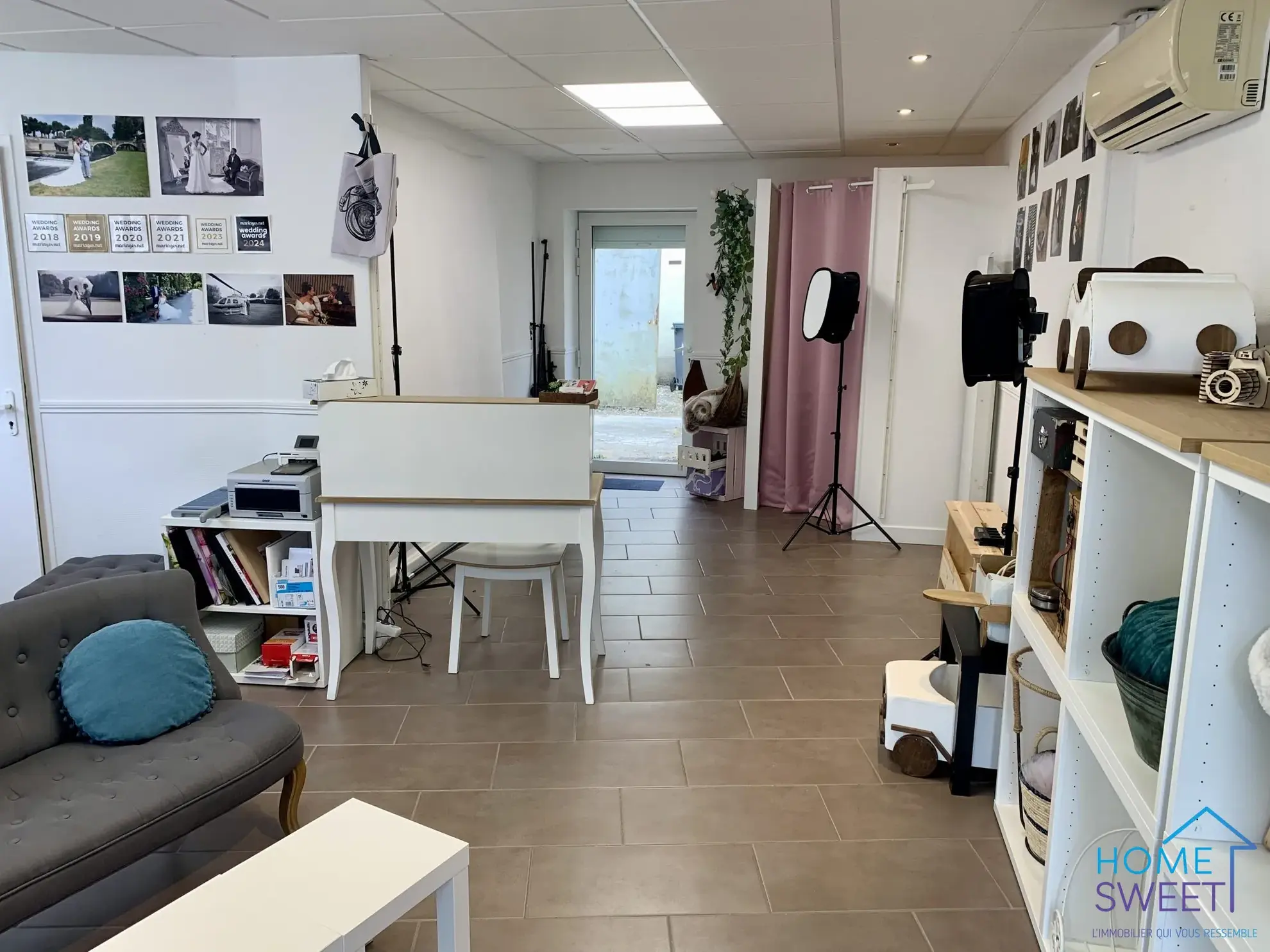 Immeuble de rapport à Sandillon avec local commercial et appartement loué 