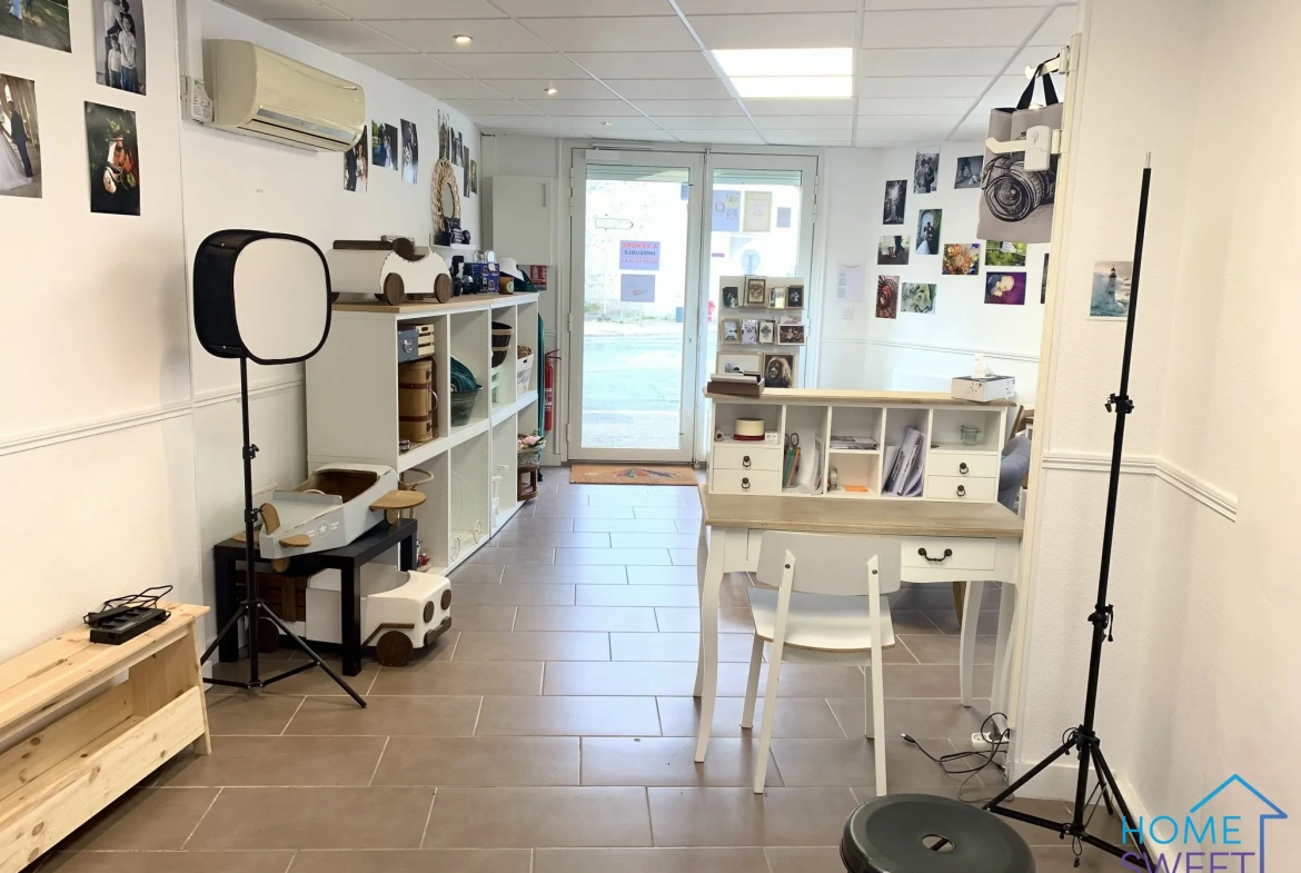 Immeuble de rapport à Sandillon avec local commercial et appartement loué 