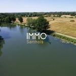 Terrain de loisir de 365 m² en bordure du Loir à La Chartre-sur-le-Loir