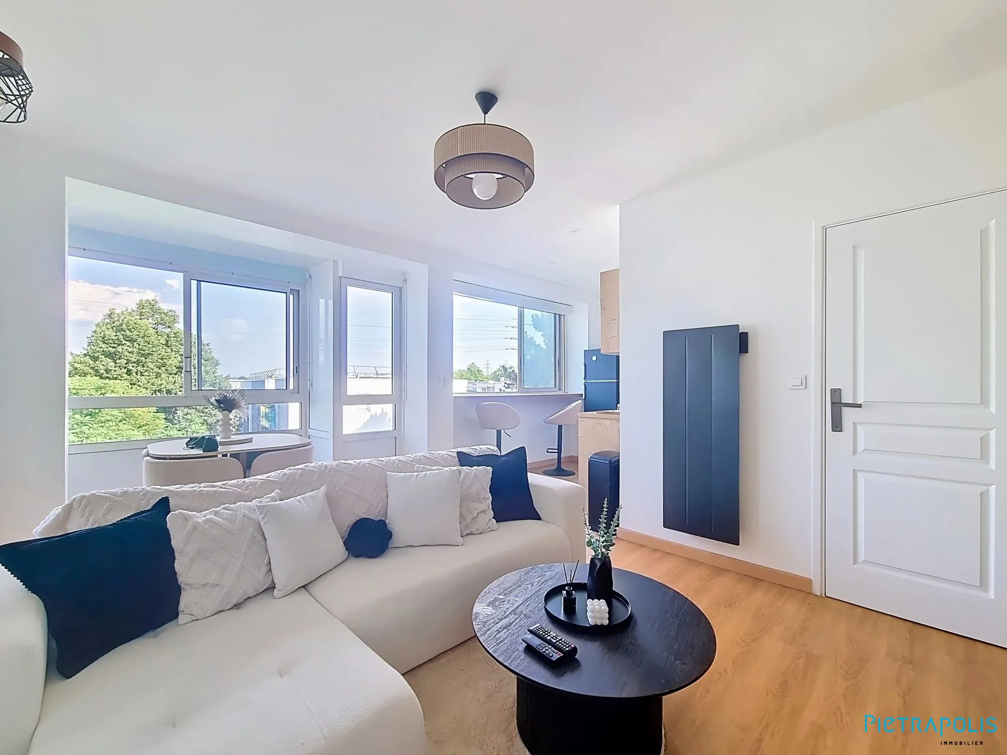 Appartement rénové 1 chambre à Saint-Priest avec cave et parking, lumineux et sécurisé 