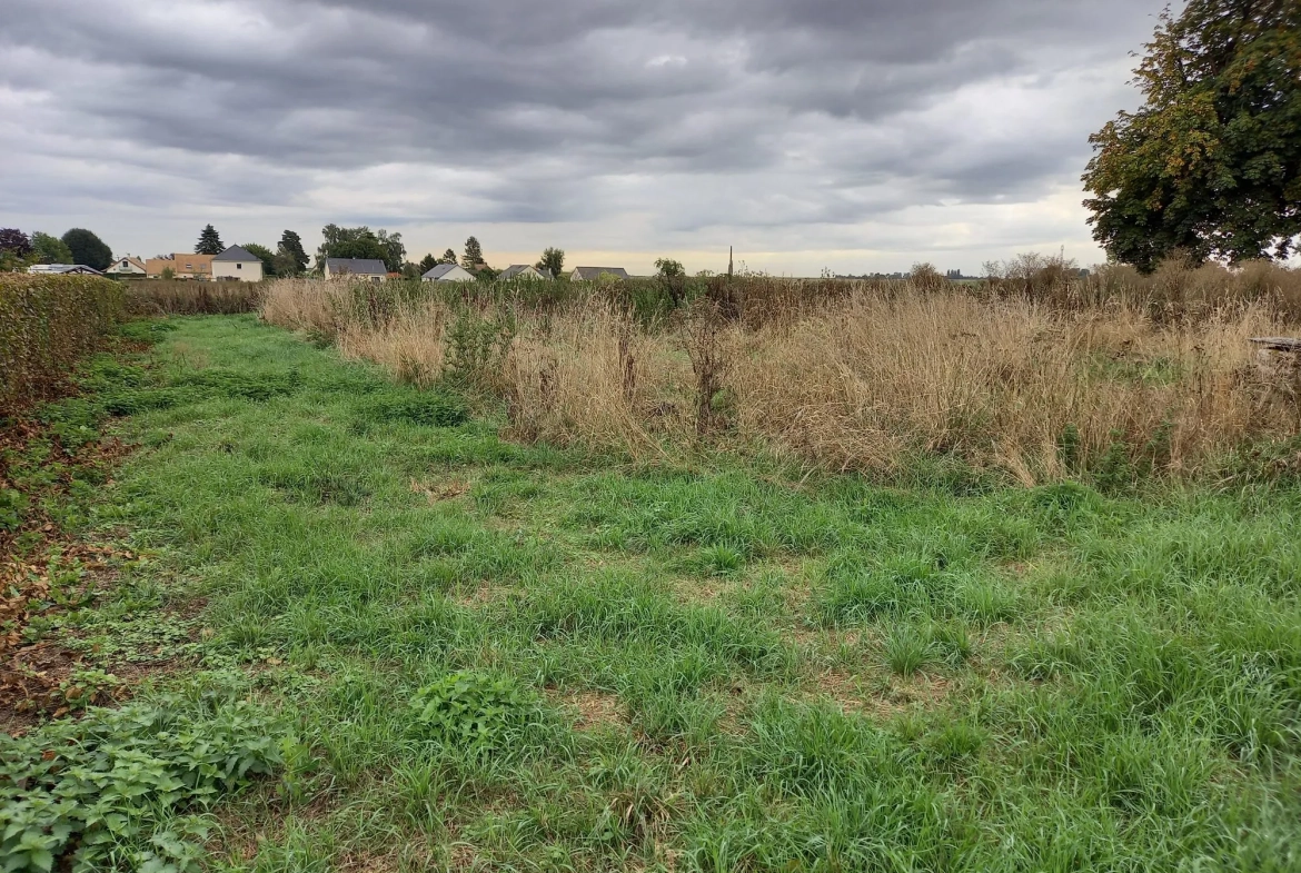 Terrain constructible de 828 m² à Vraiville avec viabilisation prête 