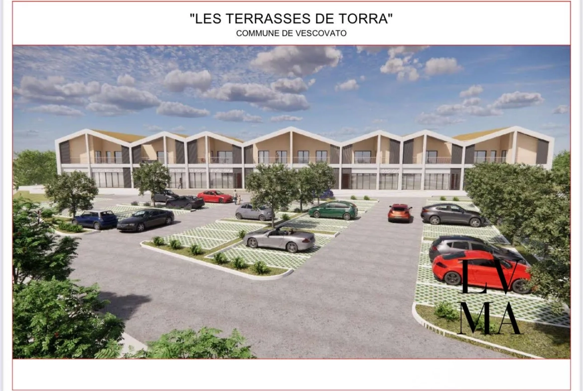 Local commercial récent de 87,5 m² à Vescovato dans résidence moderne 