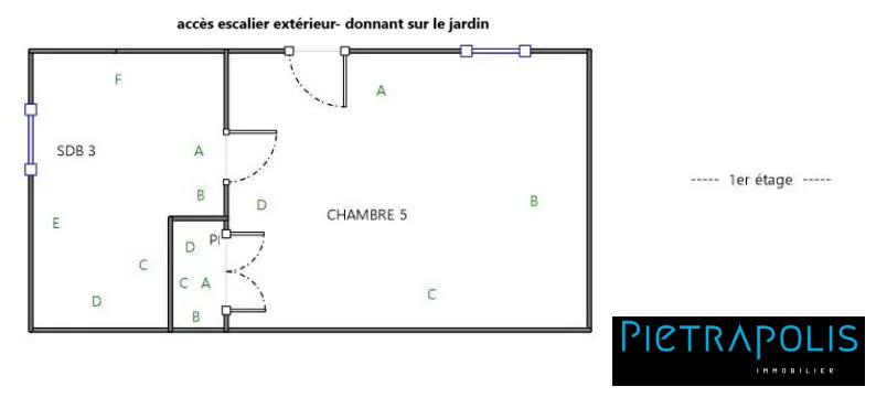 Maison de village 3 chambres avec jardin à Gibles 