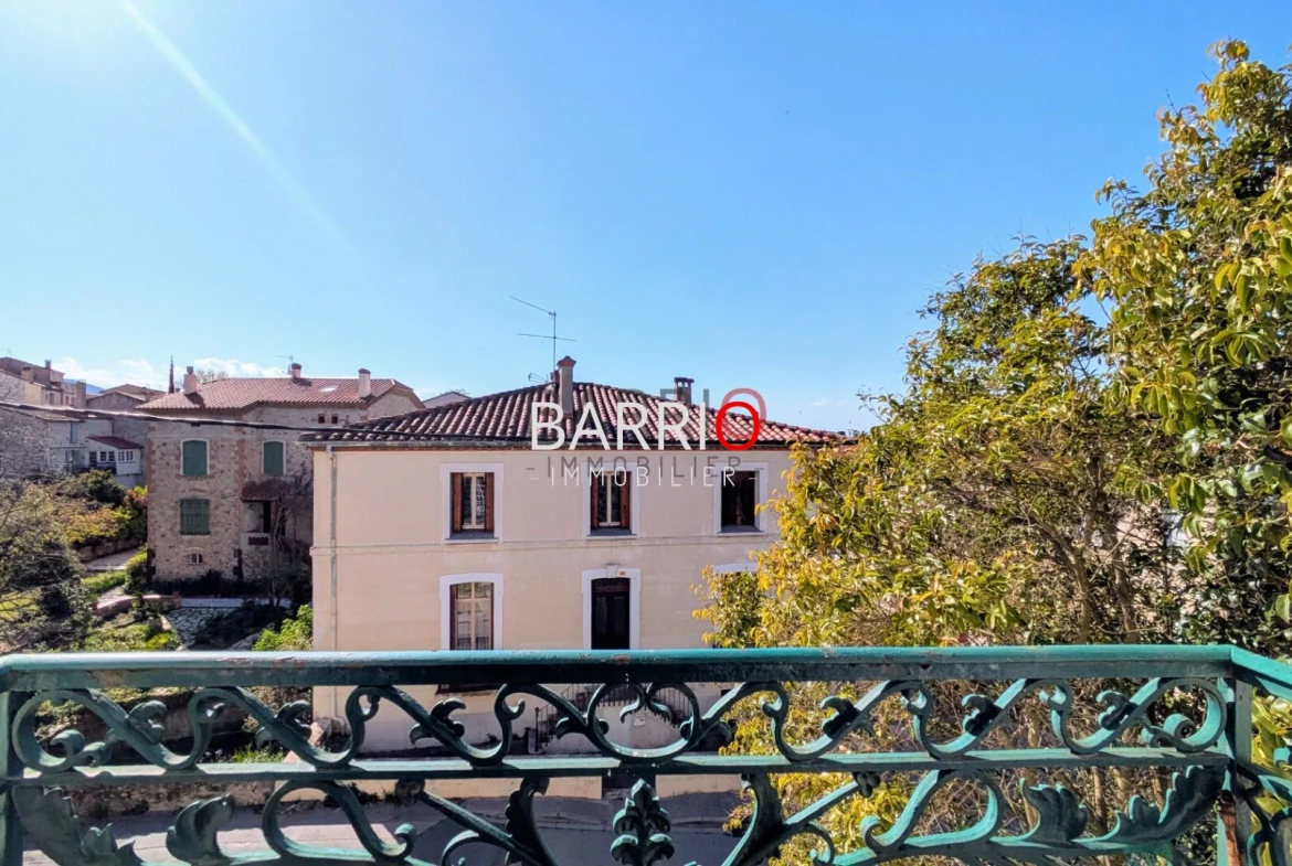 Superbe appartement duplex à Laroque-des-Albères avec parking et vue charmante 