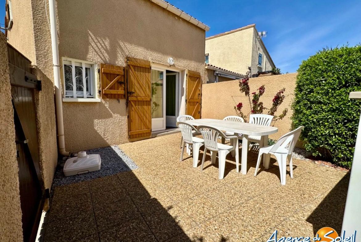 Charmant pavillon T3 avec terrasse et vue sur le Canigou à Saint-Cyprien 
