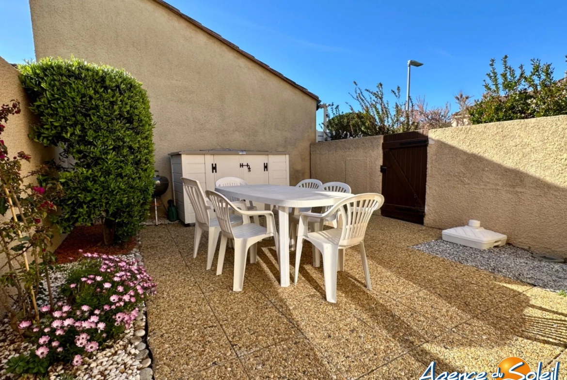 Charmant pavillon T3 avec terrasse et vue sur le Canigou à Saint-Cyprien 