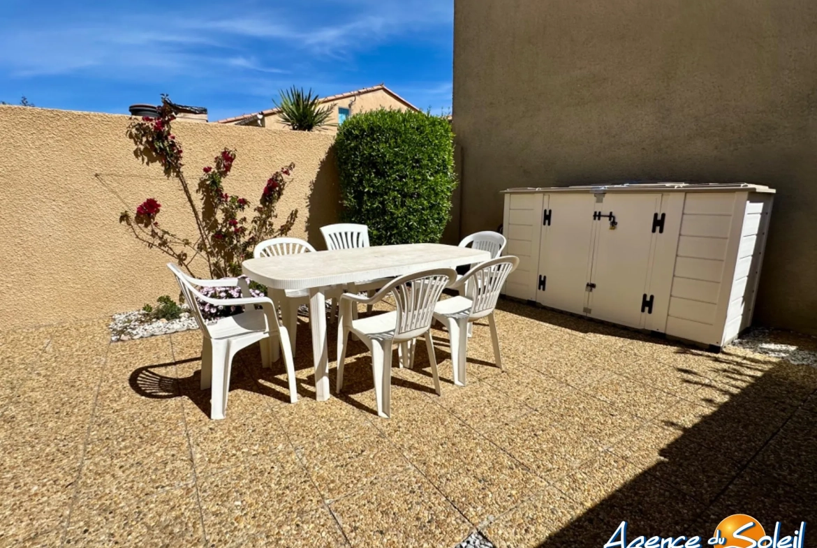 Charmant pavillon T3 avec terrasse et vue sur le Canigou à Saint-Cyprien 
