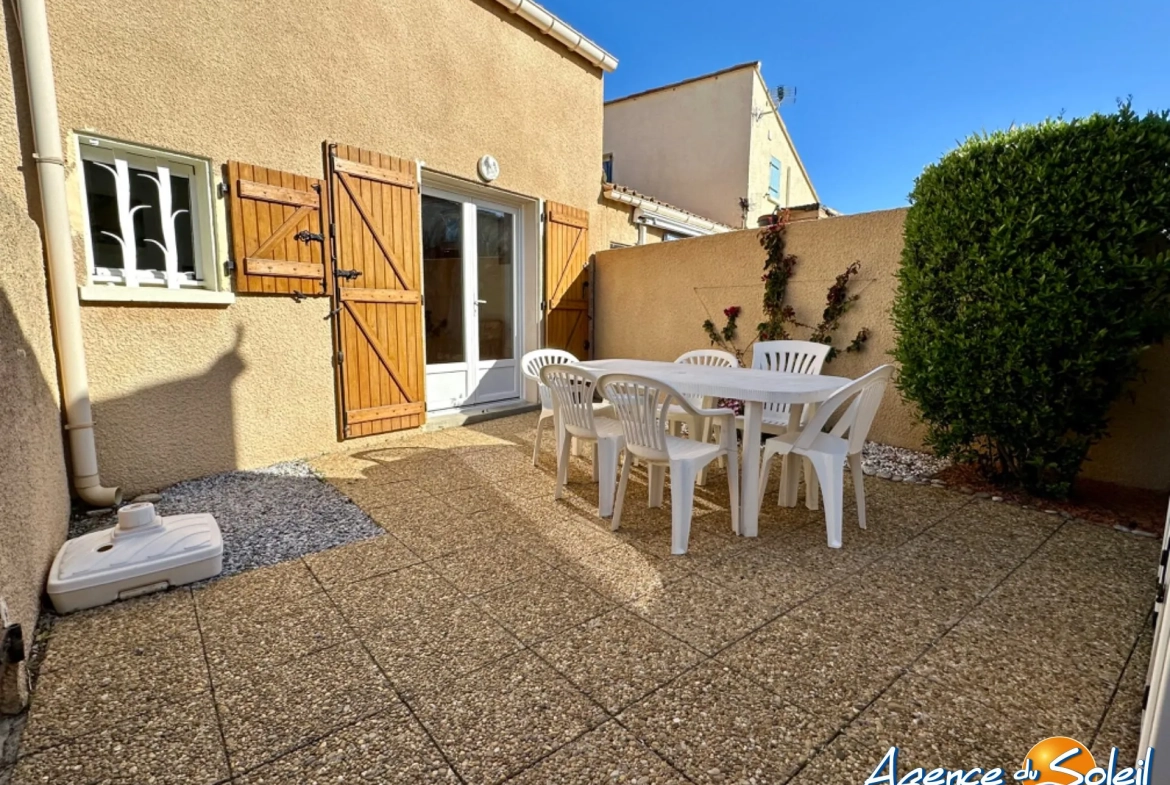 Charmant pavillon T3 avec terrasse et vue sur le Canigou à Saint-Cyprien 