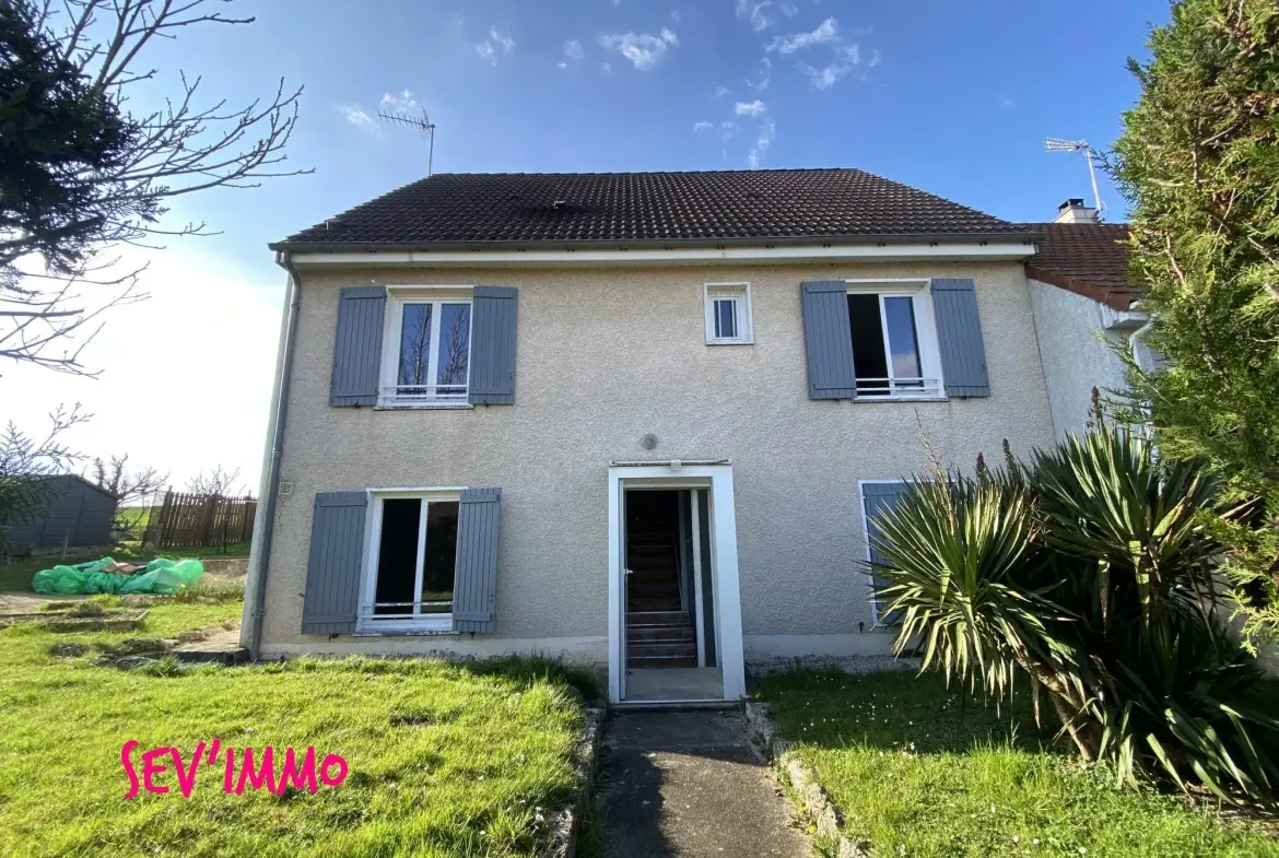 Maison à vendre à Billy – Vue dégagée, terrain clos, potentiel rénovation 