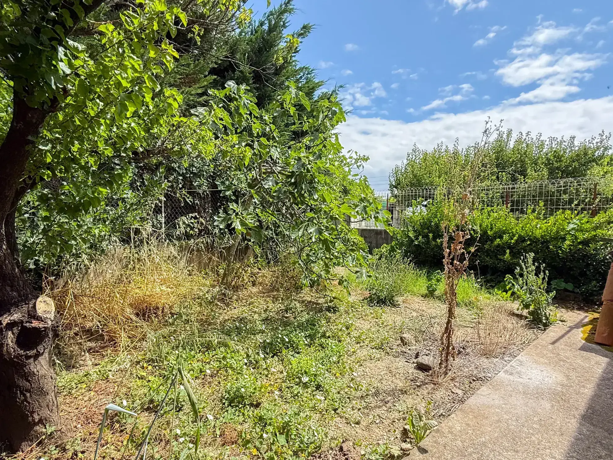 Maison mitoyenne à rénover avec garage au Le Pouzin, 2 chambres et jardin 